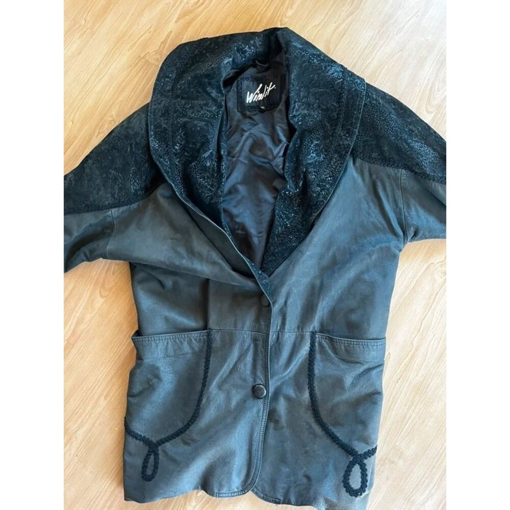80s winslet women’s leather jacket size L